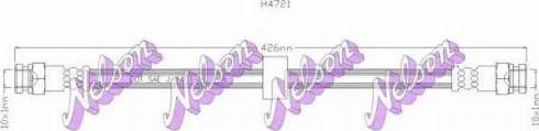 Brovex-Nelson H4721 - Тормозной шланг abcparts.ee