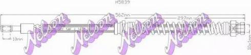 Brovex-Nelson H5839 - Тормозной шланг abcparts.ee