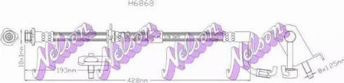 Brovex-Nelson H6868 - Тормозной шланг abcparts.ee