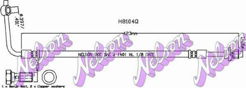 Brovex-Nelson H8104Q - Тормозной шланг abcparts.ee