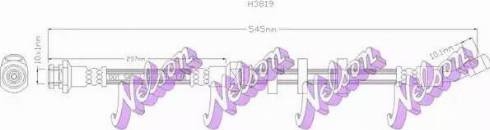 Brovex-Nelson H3819 - Тормозной шланг abcparts.ee