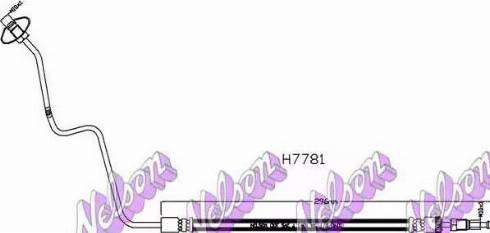Brovex-Nelson H7781 - Тормозной шланг abcparts.ee