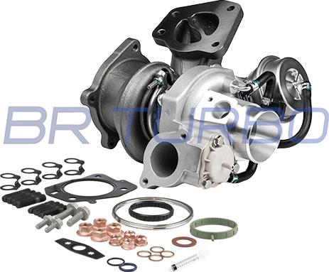 BR Turbo BRTX3566M - Турбина, компрессор abcparts.ee