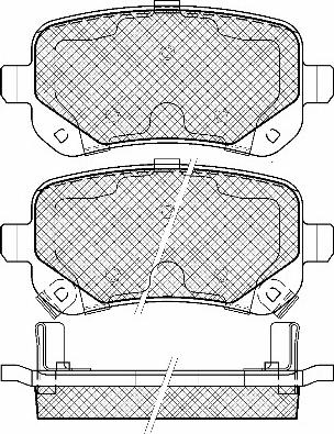 BSF 20024 - Тормозные колодки, дисковые, комплект abcparts.ee