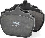 BSG BSG 30-200-011 - Тормозные колодки, дисковые, комплект abcparts.ee