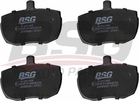 BSG BSG 30-202-008 - Тормозные колодки, дисковые, комплект abcparts.ee