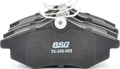 BSG BSG 70-200-003 - Тормозные колодки, дисковые, комплект abcparts.ee