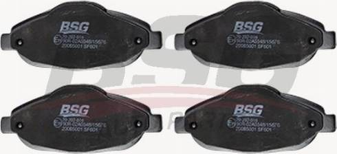 BSG BSG 70-202-016 - Тормозные колодки, дисковые, комплект abcparts.ee