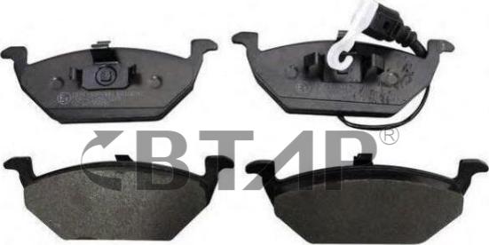 BTAP BVC206-006 - Тормозные колодки, дисковые, комплект abcparts.ee