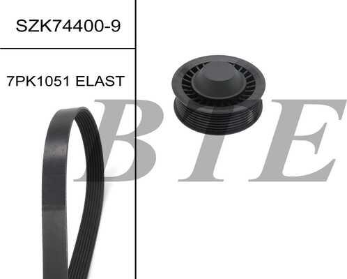 BTE SZK74400-9 - Поликлиновый ременный комплект abcparts.ee