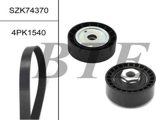 BTE SZK74370 - Поликлиновый ременный комплект abcparts.ee