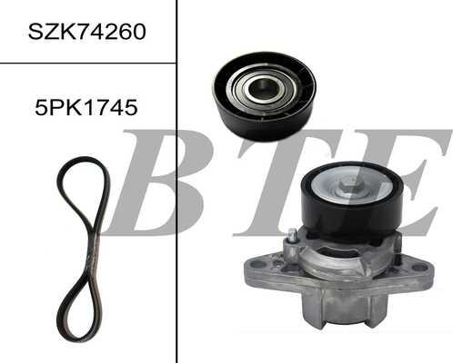 BTE SZK74260 - Поликлиновый ременный комплект abcparts.ee