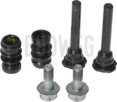 Budweg Caliper 169125 - Комплект направляющей гильзы, тормозной поршень abcparts.ee