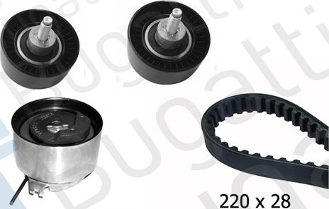 BUGATTI BKCD0466 - Комплект зубчатого ремня ГРМ abcparts.ee