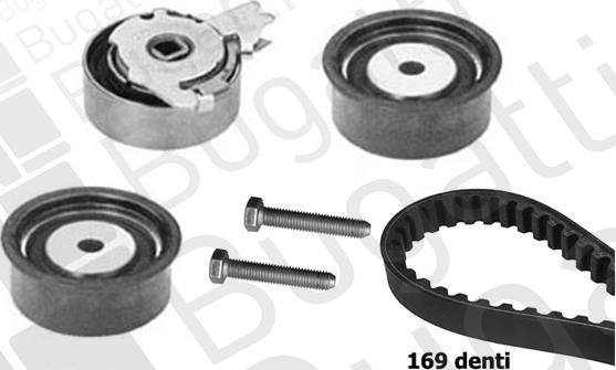 BUGATTI BKCD0022 - Комплект зубчатого ремня ГРМ abcparts.ee