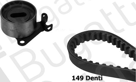 BUGATTI BKCD0167 - Комплект зубчатого ремня ГРМ abcparts.ee