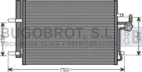 BUGOBROT 62-FD5428 - Kondensaator,kliimaseade abcparts.ee