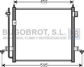 BUGOBROT 62-MT5239 - Конденсатор кондиционера abcparts.ee