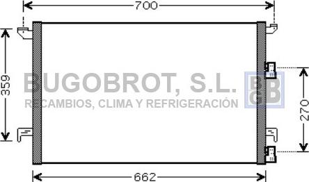BUGOBROT 62-SB5058 - Kondensaator,kliimaseade abcparts.ee