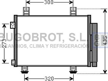 BUGOBROT 62-SZ5117 - Конденсатор кондиционера abcparts.ee