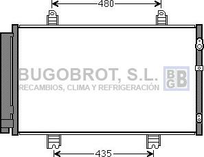 BUGOBROT 62-TO5646 - Конденсатор кондиционера abcparts.ee