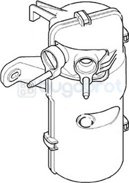 BUGOBROT 20-11647 - Осушитель, кондиционер abcparts.ee