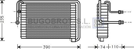 BUGOBROT 70-FTV021 - Испаритель, кондиционер abcparts.ee
