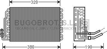 BUGOBROT 70-MSV462 - Испаритель, кондиционер abcparts.ee