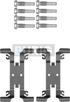 Burig B06C0175 - Комплектующие для колодок дискового тормоза abcparts.ee
