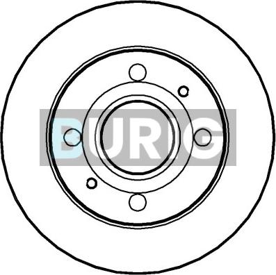 Burig B010900 - Тормозной диск abcparts.ee