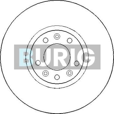 Burig B010486 - Тормозной диск abcparts.ee