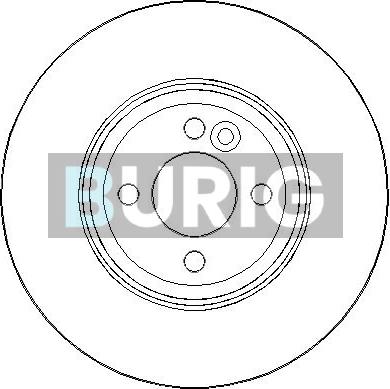 Burig B010487 - Тормозной диск abcparts.ee