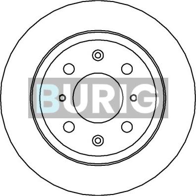 Burig B010477 - Тормозной диск abcparts.ee