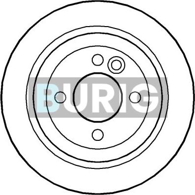 Burig B010045 - Тормозной диск abcparts.ee