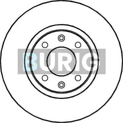 Burig B010004 - Тормозной диск abcparts.ee