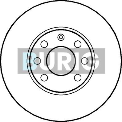 Burig B010038 - Тормозной диск abcparts.ee