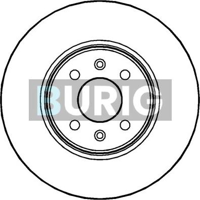Burig B010029 - Тормозной диск abcparts.ee