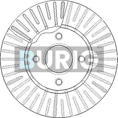 Burig B010153 - Тормозной диск abcparts.ee