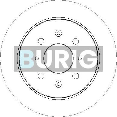 Burig B010168 - Тормозной диск abcparts.ee