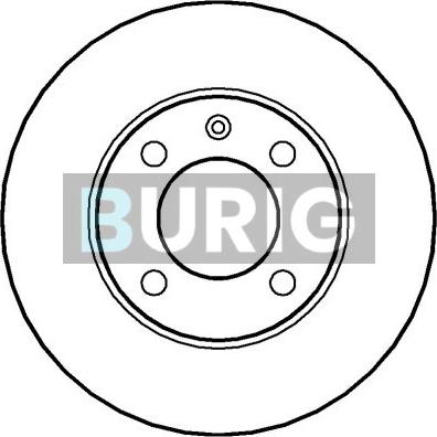 Burig B010106 - Тормозной диск abcparts.ee