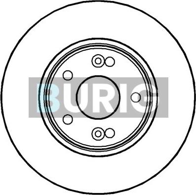 Burig B010884 - Тормозной диск abcparts.ee