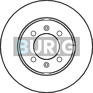 Burig B010392 - Тормозной диск abcparts.ee