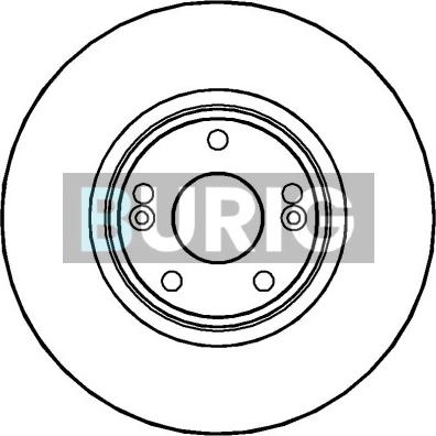 Burig B010333 - Тормозной диск abcparts.ee