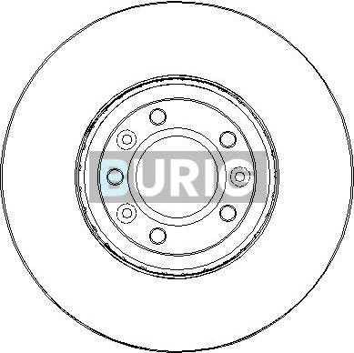 Burig B010208 - Тормозной диск abcparts.ee