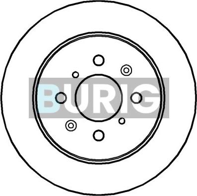 Burig B010218 - Тормозной диск abcparts.ee