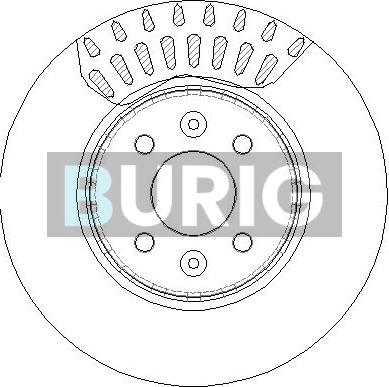 Burig B010755 - Тормозной диск abcparts.ee