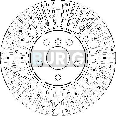 Burig B011415 - Тормозной диск abcparts.ee