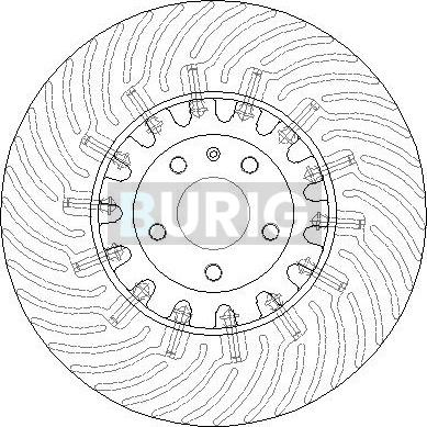 Burig B011551 - Тормозной диск abcparts.ee