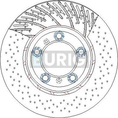 Burig B011500 - Тормозной диск abcparts.ee