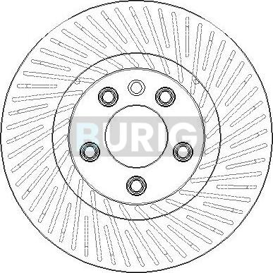 Burig B011536 - Тормозной диск abcparts.ee
